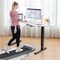 Costway Dual-motor L Shaped Standing Desk Ergonomic Sit Stand Computer Workstation Touch Control Panel Electric Height-adjustable Desk Home Office